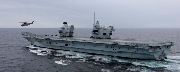 El portaviones británico Queen Elizabeth - Sputnik Mundo