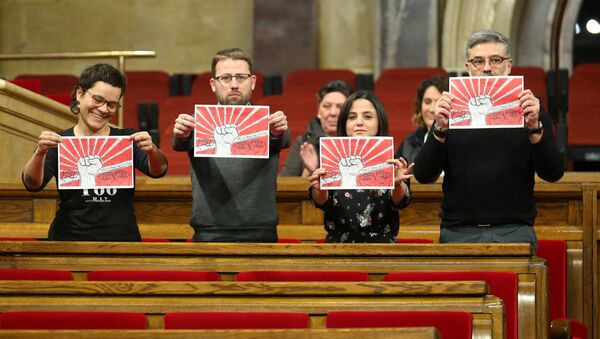 Diputados de la Candidatura d'Unitat Popular (CUP) - Sputnik Mundo