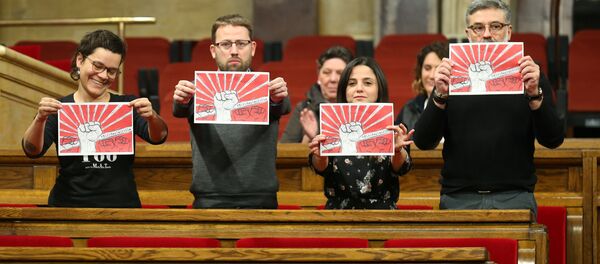 Diputados de la Candidatura d'Unitat Popular (CUP) - Sputnik Mundo