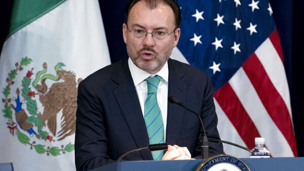 Luis Videgaray, el canciller mexicano (imagen referencial) - Sputnik Mundo