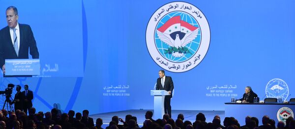 Serguéi Lavrov, canciller de Rusia, interviene en el Congreso del Diálogo Sirio en Sochi - Sputnik Mundo