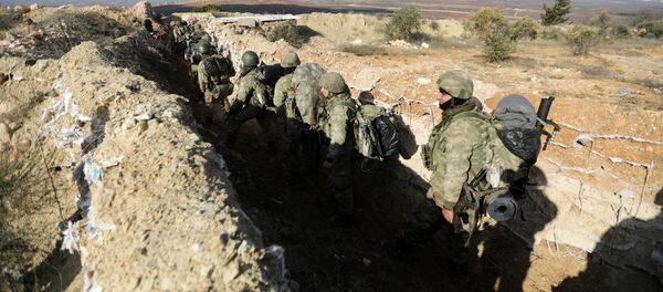 Militares turcos en Afrín - Sputnik Mundo