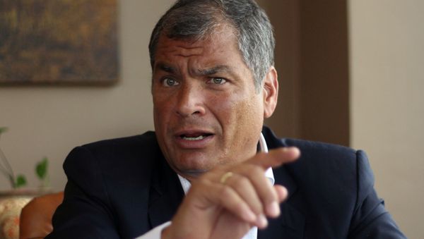 Rafael Correa, expresidente de Ecuador Rafael Correa, expresidente de Ecuador - Sputnik Mundo