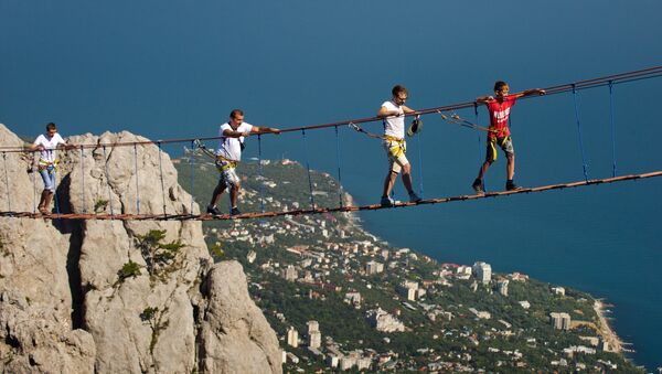 Turistas en Crimea, Rusia - Sputnik Mundo