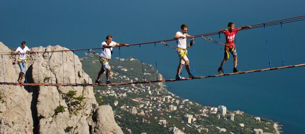 Turistas en Crimea, Rusia - Sputnik Mundo