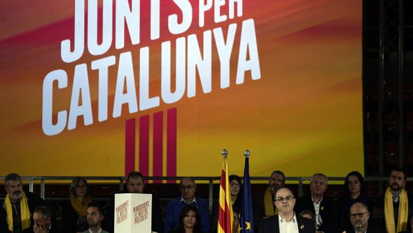 El partido Junts Per Catalunya El partido Junts Per Catalunya - Sputnik Mundo