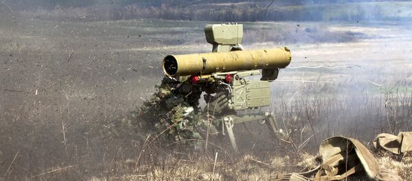 Un sistema de misiles antitanque (imagen referencial) - Sputnik Mundo