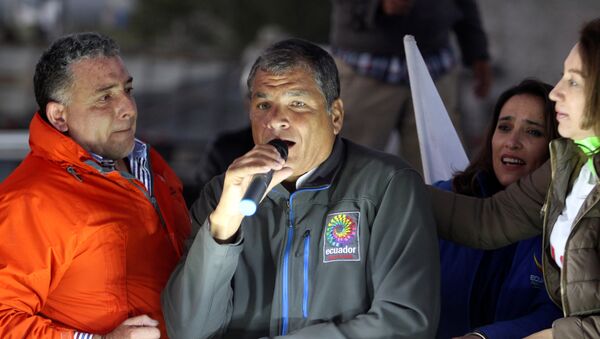 Rafael Correa, expresidente de Ecuador - Sputnik Mundo