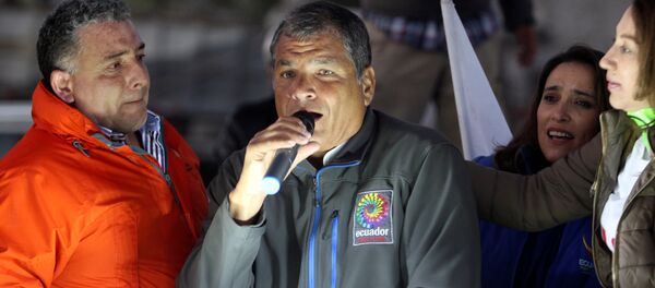 Rafael Correa, expresidente de Ecuador - Sputnik Mundo