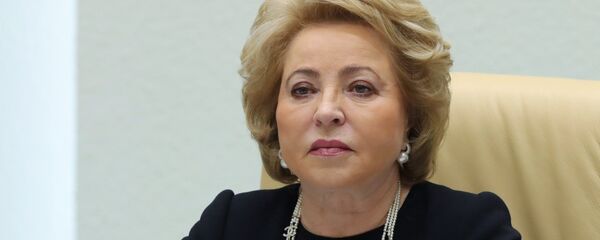Valentina Matvienko, presidenta del Consejo de la Federación (Senado) ruso - Sputnik Mundo
