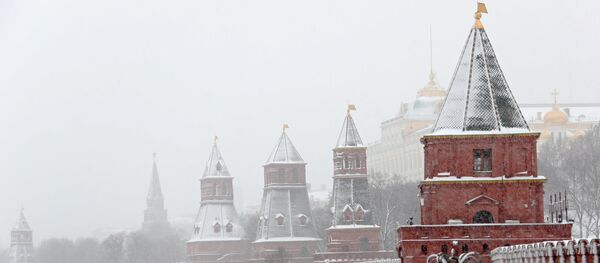 Una nevada en Moscú, Rusia - Sputnik Mundo