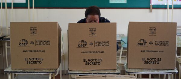 La consulta popular del 4 de febrero en Ecuador - Sputnik Mundo