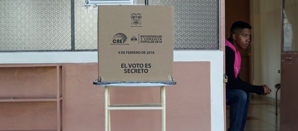 La consulta popular del 4 de febrero en Ecuador - Sputnik Mundo