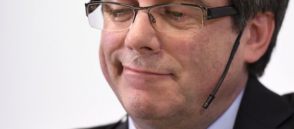 Carles Puigdemont, el líder independentista - Sputnik Mundo