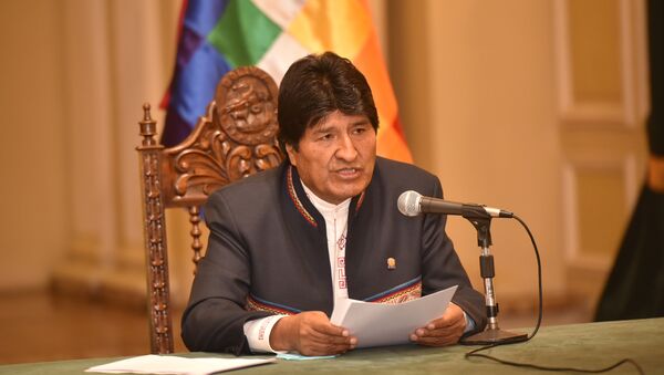 Evo Morales, presidente de Bolivia Evo Morales, presidente de Bolivia - Sputnik Mundo