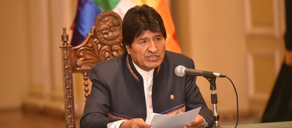 Evo Morales, presidente de Bolivia - Sputnik Mundo