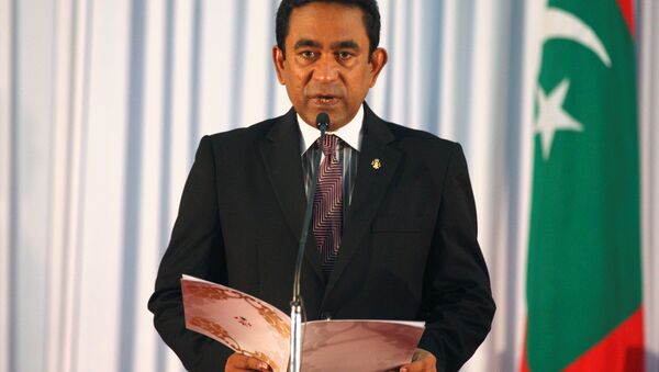 Abdulla Yameen, presidente de Maldivas (archivo) Abdulla Yameen, presidente de Maldivas (archivo) - Sputnik Mundo