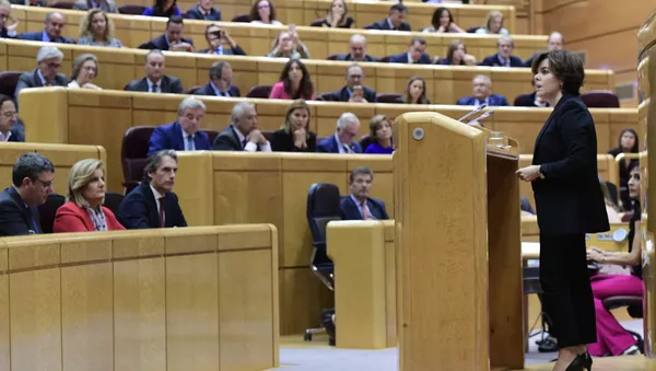 Soraya Sáenz de Santamaría, la vicepresidenta del Gobierno español