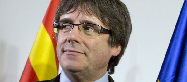 Carles Puigdemont, presidente del Gobierno catalán cesado - Sputnik Mundo