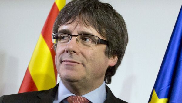 Carles Puigdemont, el expresidente de Cataluña - Sputnik Mundo