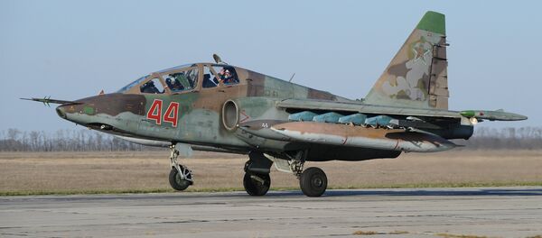 Avión de asalto ruso Su-25 que regresó de Siria - Sputnik Mundo