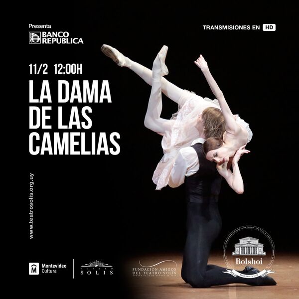 Afiche de La Dama de las Camelias, en la versión del Bolshói que se presentará en el Teatro Solís de Uruguay en alta definición. - Sputnik Mundo