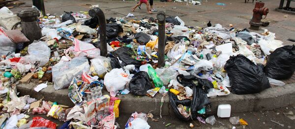 Basura en las calles de Bogotá - Sputnik Mundo