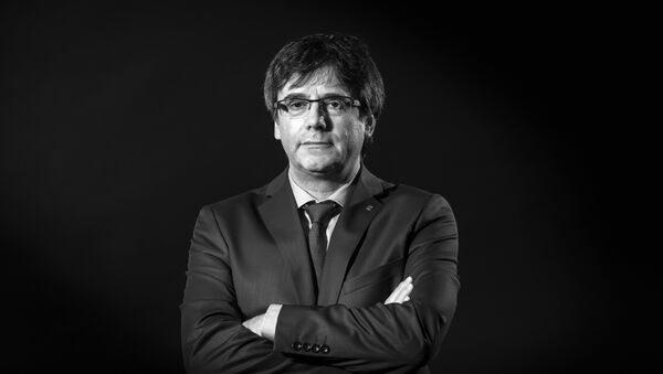 Carles Puigdemont, el expresidente catalán - Sputnik Mundo