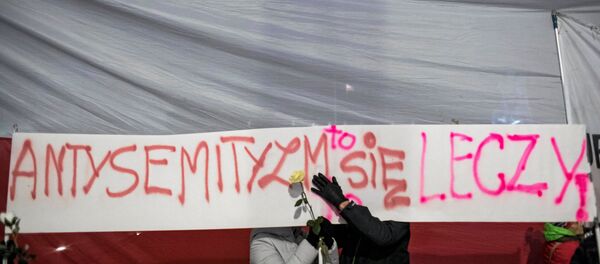 Las protestas en Polonia contra nueva ley - Sputnik Mundo