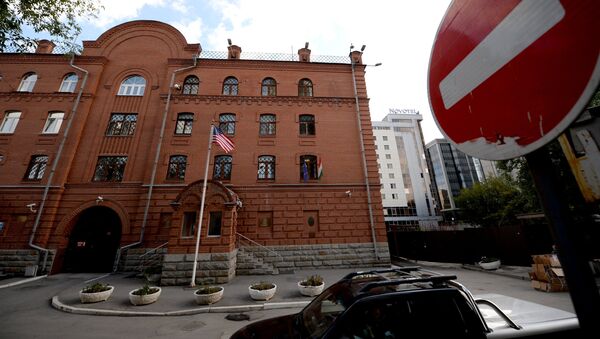 El consulado de EEUU en Ekaterimburgo, Rusia (imagen referencial) - Sputnik Mundo