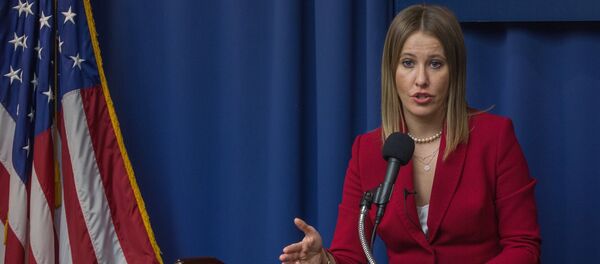 Ksenia Sobchak en Washington - Sputnik Mundo