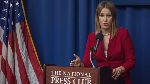 Ksenia Sobchak en Washington - Sputnik Mundo