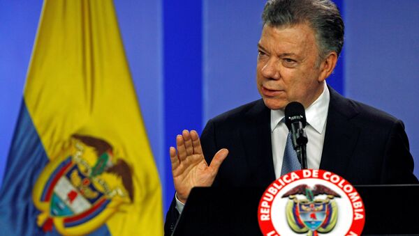 Juan Manuel Santos, presidente de Colombia - Sputnik Mundo