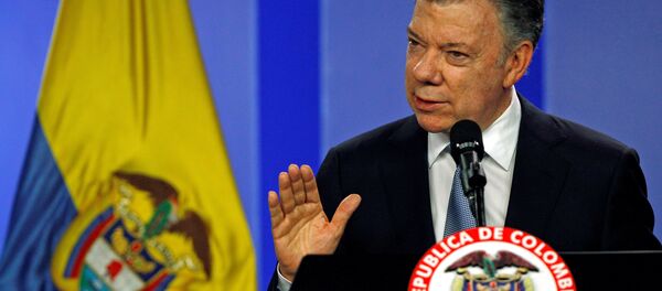 Juan Manuel Santos, presidente de Colombia Juan Manuel Santos, presidente de Colombia - Sputnik Mundo