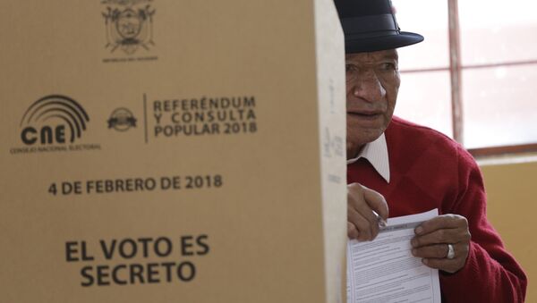 Consulta popular en Ecuador (archivo) - Sputnik Mundo