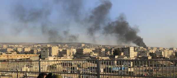 Situación en Afrín, Siria (archivo) Situación en Afrín, Siria (archivo) - Sputnik Mundo