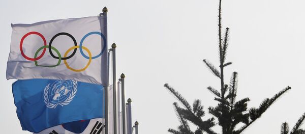 Bandera de los JJOO (imagen referencial) - Sputnik Mundo