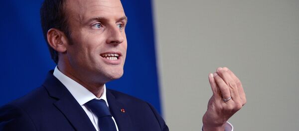 Emmanuel Macron, el presidente de Francia - Sputnik Mundo
