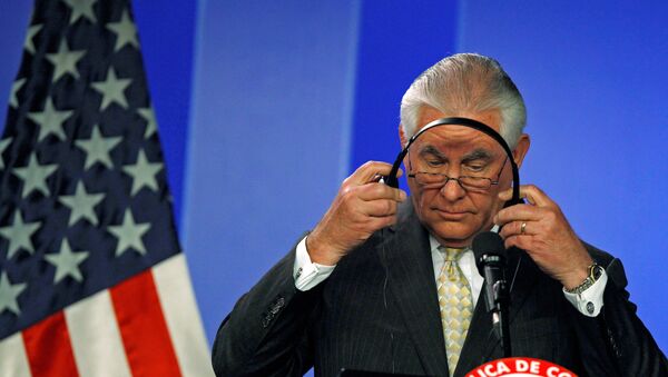 Rex Tillerson, secretario de Estado de EEUU - Sputnik Mundo