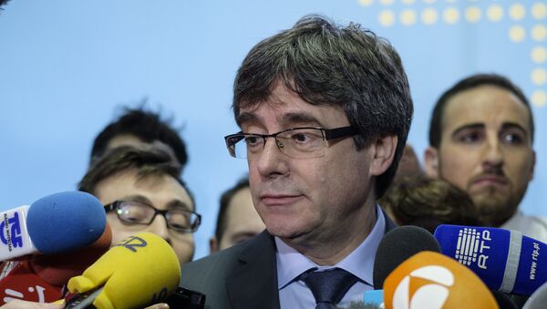 Carles Puigdemont, expresidente de Cataluña - Sputnik Mundo