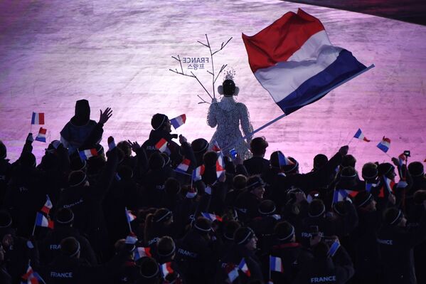 La espectacular inauguración de los JJOO en Pyeongchang - Sputnik Mundo