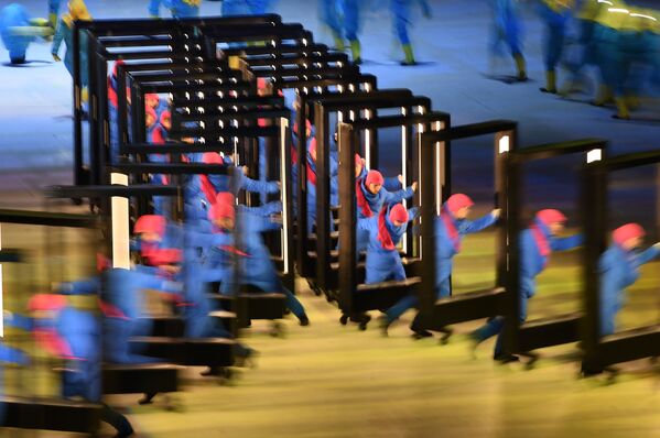 La espectacular inauguración de los JJOO en Pyeongchang - Sputnik Mundo