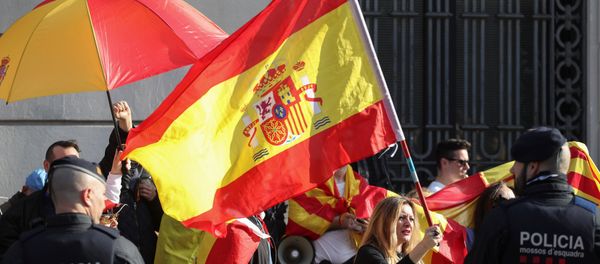 La bandera de España La bandera de España - Sputnik Mundo