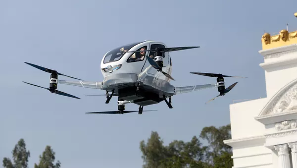 Un dron de pasajeros Ehang 184 - Sputnik Mundo
