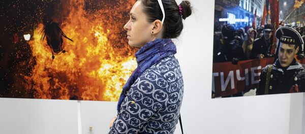 Exposición con las fotografías ganadoras del Concurso Internacional Andréi Stenin (archivo) - Sputnik Mundo