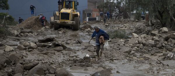 Inundaciones en Bolivia Inundaciones en Bolivia - Sputnik Mundo