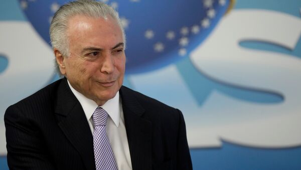 Michel Temer, el presidente de Brasil - Sputnik Mundo