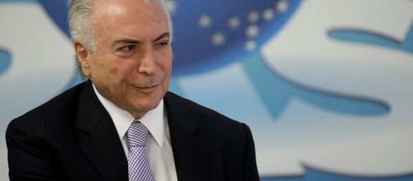 Michel Temer, el presidente de Brasil - Sputnik Mundo