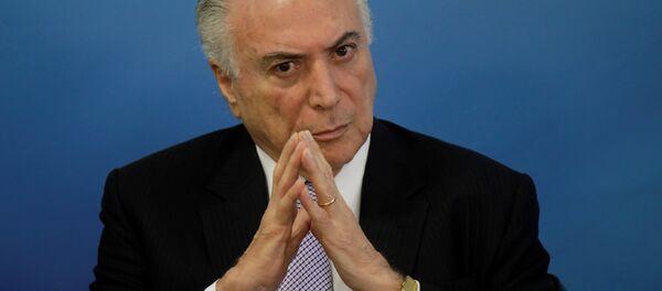 Michel Temer, presidente de Brasil - Sputnik Mundo