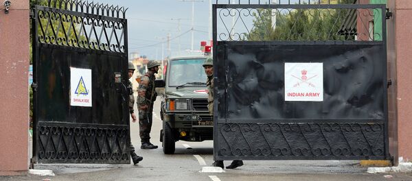 Campamento militar en Sunjuwan, en el estado indio de Jammu y Cachemira - Sputnik Mundo